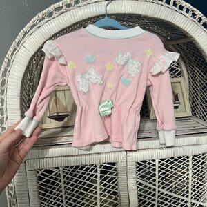 Vintage baby girl long sleeve shirt